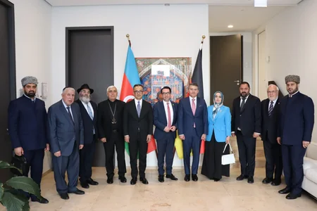 Ramin Məmmədov Almaniya Müsəlmanları Mərkəzi Şurasının sədri ilə görüşüb