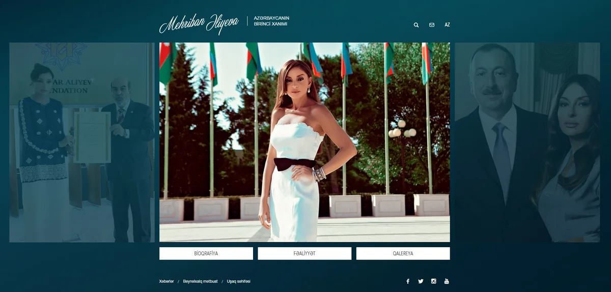 Newly designed official website of Azerbaijan's  First Lady launched
