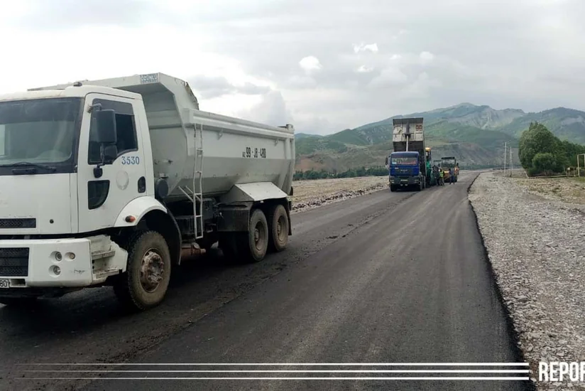 Azərbaycanda 68 min sakinin istifadə edəcəyi yol çəkilir - VİDEO