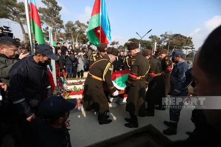 Şəhid Orxan Əsgərov İkinci Şəhidlər xiyabanında dəfn edilib - YENİLƏNİB-5