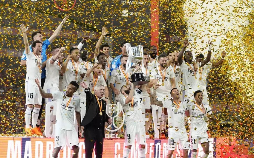 Real Madrid 100 rəsmi titul qazanan ilk İspaniya klubu olub