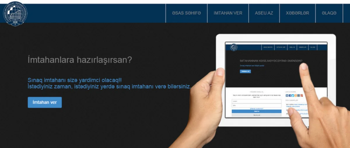 İqtisad Universitetinin tələbələri onlayn sınaq imtahanı verə biləcəklər
