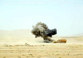 Azerbaijani army holding tactical-special classes with engineer-sapper units