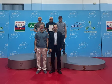 Veteran stolüstü tennisçilər arasında Azərbaycan çempionatının qalibləri müəyyənləşib