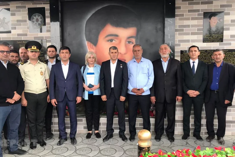 I Qarabağ müharibəsi şəhidinin xatirə bulağının açılışı olub