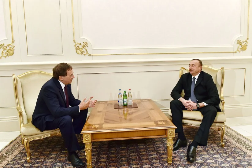 ​Президент Азербайджана принял главу Социалистического интернационала