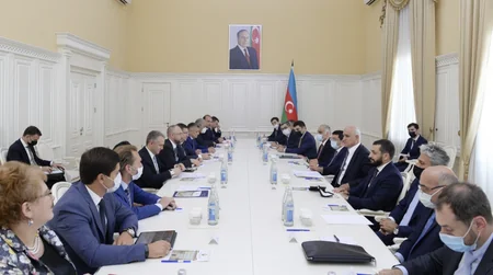 Şahin Mustafayev Rusiyanın iqtisadi inkişaf nazirinin müavini ilə görüşüb