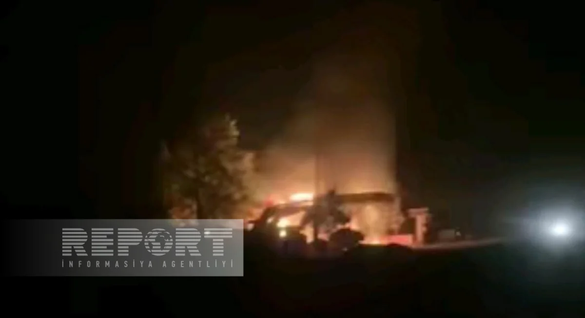 Ağcabədidə yanacaqdoldurma məntəqəsini yandırmaqda şübhəli bilinən şəxs saxlanılıb - YENİLƏNİB