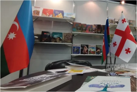 Tbilisi Beynəlxalq Kitab Festivalında Azərbaycanın milli stendi açılıb