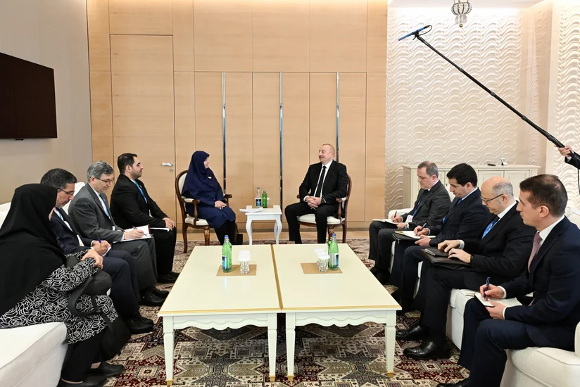 Президент Азербайджана встретился с вице-президентом Ирана