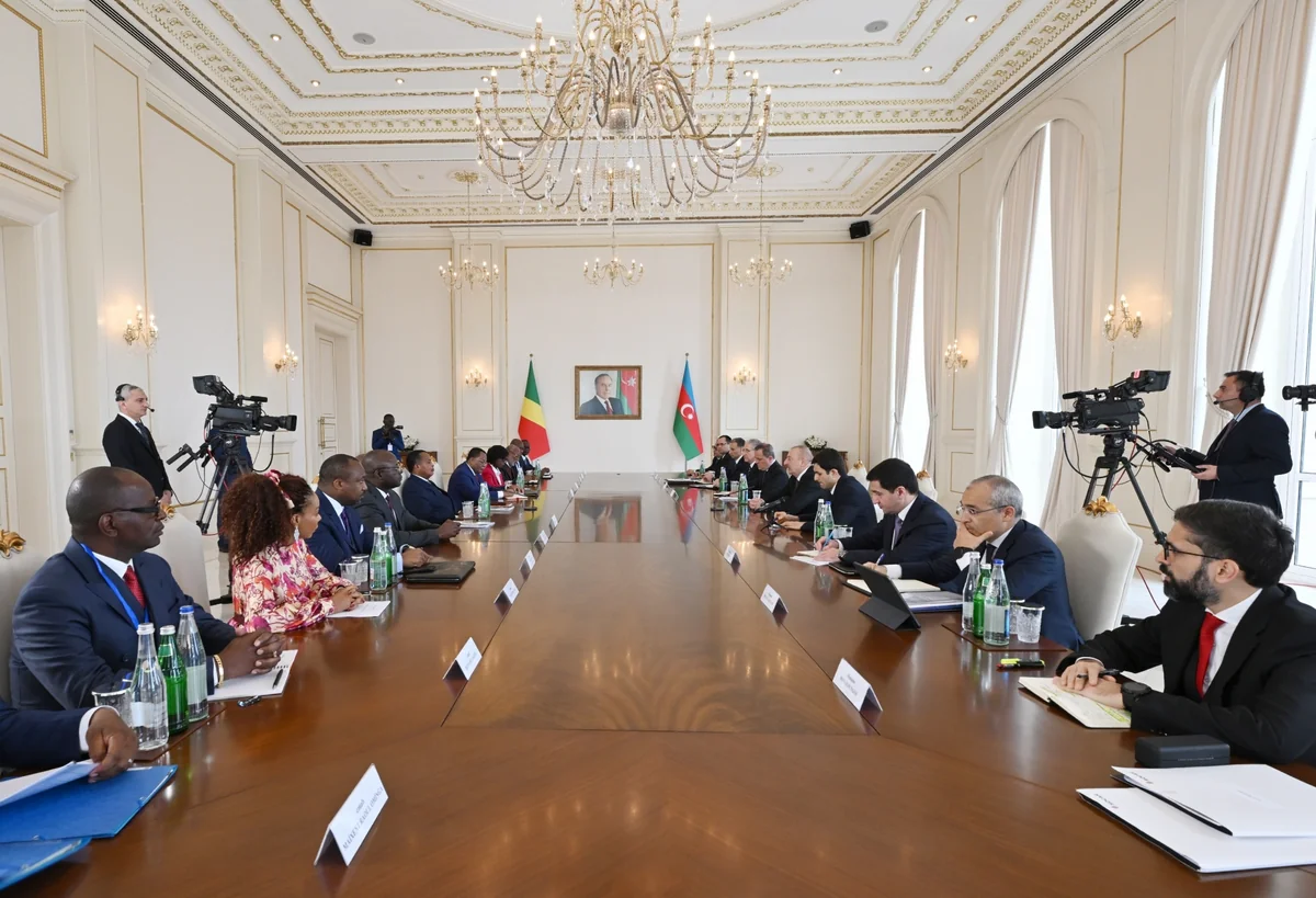 Azerbaijani and Congolese presidents hold expanded meeting - UPDATED