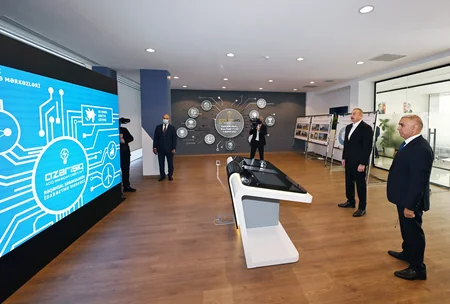 President inaugurates new power substation, Digital Network General Management Center