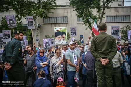 Перед зданием посольства Турции в Иране прошла акция