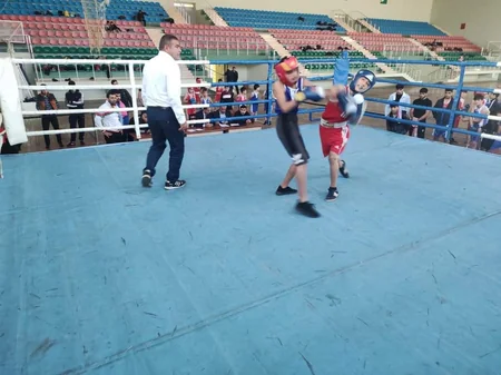 Biləsuvarda Zəfər günü ilə bağlı boks yarışı keçirilib