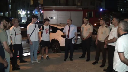 FHN çoxmərtəbəli yaşayış kompleksində təlim keçirib, nöqsanlar ortaya çıxıb