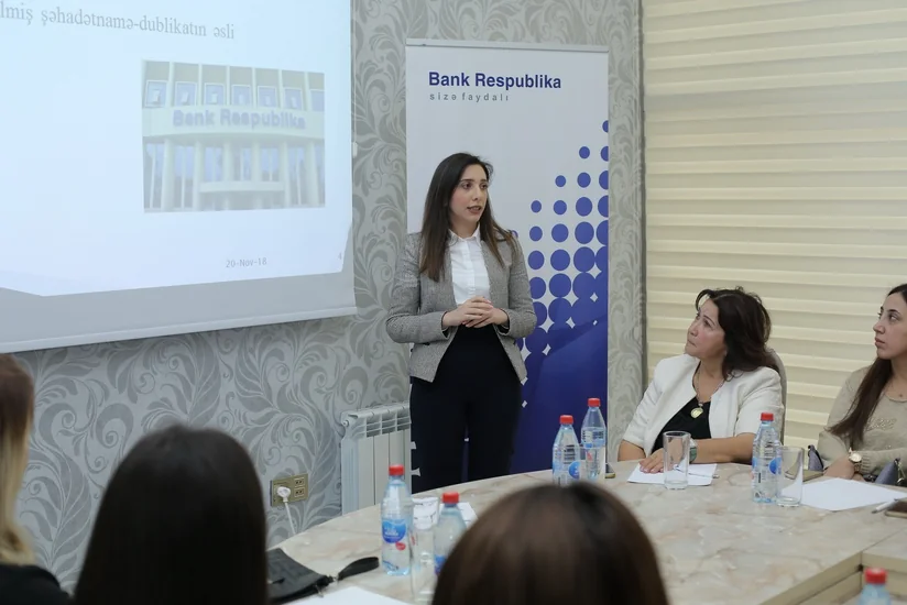 “Bank Respublika” qadın sahibkarlar üçün treninq keçirib