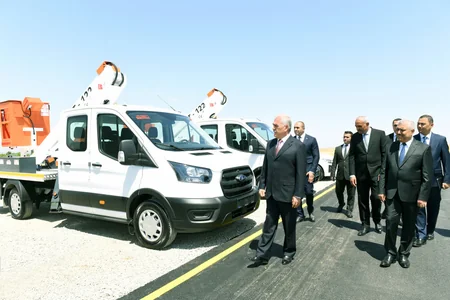 Azərbaycanda yeni Günəş Elektrik Stansiyası istifadəyə verildi