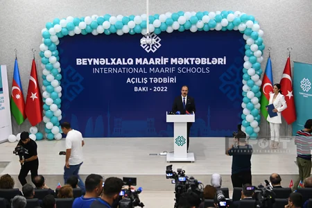 Azərbaycan Beynəlxalq Maarif Məktəblərinin açılışı olub