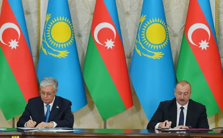 Azerbaijan, Kazakhstan sign documents
