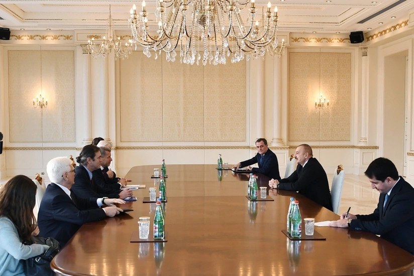 President Ilham Aliyev receives OSCE Minsk Group co-chairs from France and US