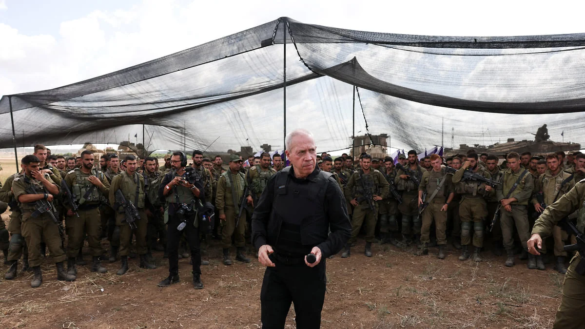 Министр обороны Израиля посетил расположение войск на границе с сектором Газа