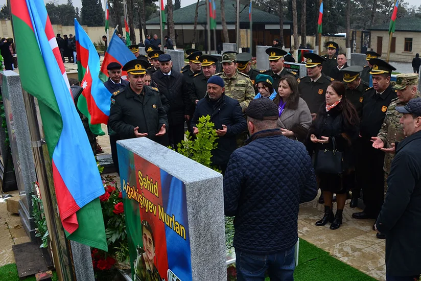 Şəhidin xatirəsinə həsr olunan anım mərasimi keçirilib