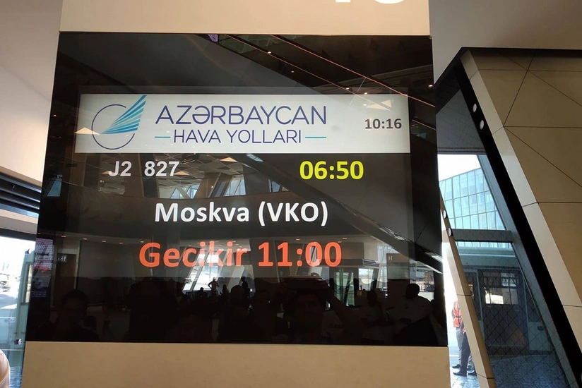 Самолет с футболистами Нефтчи вылетел в Москву - ОБНОВЛЕНО-2