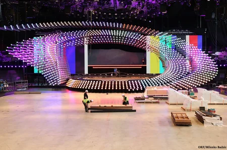 Designed stage of Eurovision-2015 contest presented