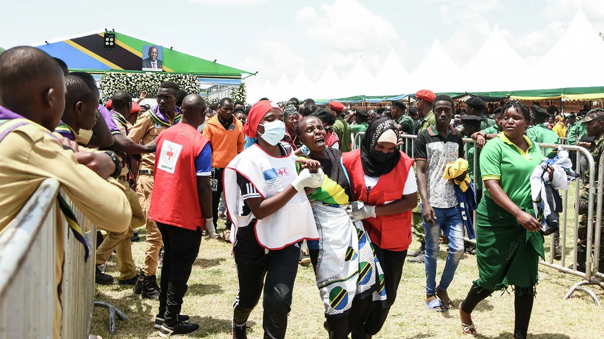 Tanzaniyada prezidentin dəfn mərasimində 45 nəfər ölüb, 37 nəfər yaralanıb