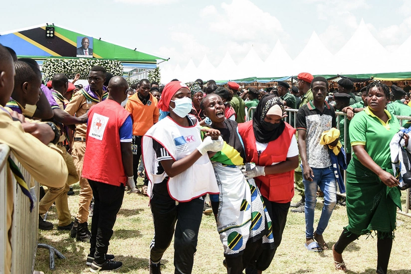 Tanzaniyada prezidentin dəfn mərasimində 45 nəfər ölüb, 37 nəfər yaralanıb