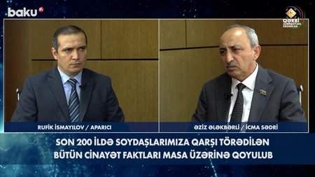 Qərbi Azərbaycan Xronikası: “Son 200 ildə 5 milyondan çox soydaşımız deportasiya və soyqırıma məruz qalıb”