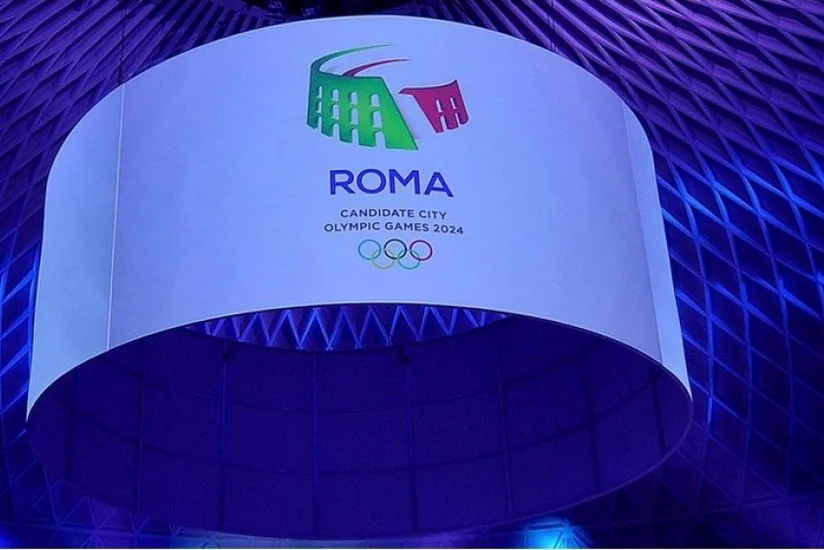 Romanın Olimpiya Oyunlarının ev sahibliyinə namizədliyini əks etdirən loqo təqdim olunub