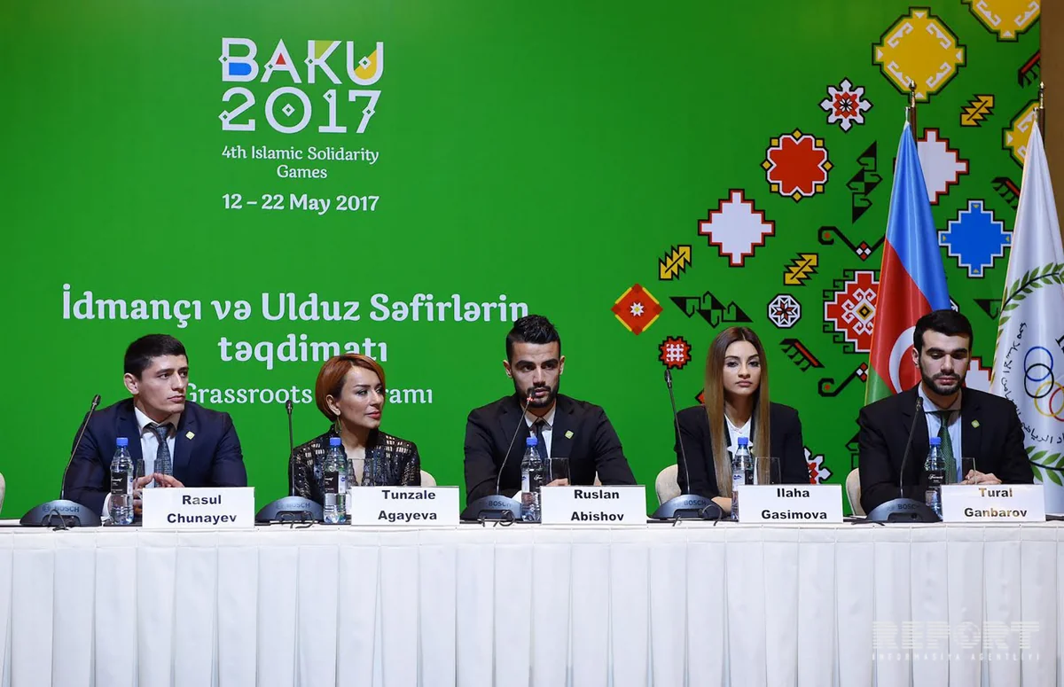İslamiadanın idmançı və ulduz səfirlərinin iştirakı ilə mətbuat konfransı keçirilib