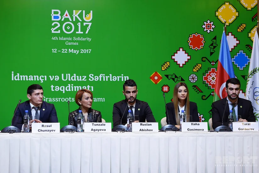 İslamiadanın idmançı və ulduz səfirlərinin iştirakı ilə mətbuat konfransı keçirilib