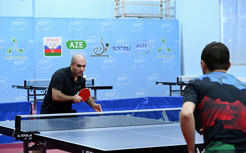 Dövlət qurumlarının əməkdaşları arasında stolüstü tennis yarışı keçirilib