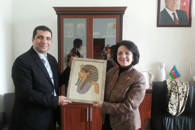 Misir Mədəniyyət Mərkəzinin rəhbəri Azərbaycan Bəstəkarlar İttifaqında olub