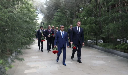 Beynəlxalq Cüdo Federasiyasının rəsmiləri ulu öndər Heydər Əliyevin xatirəsini yad ediblər
