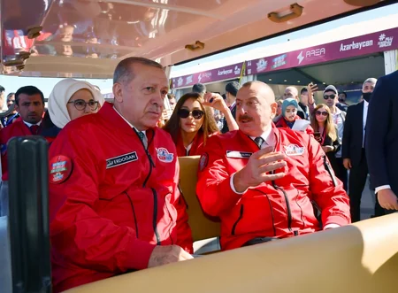 İlham Əliyev və Rəcəb Tayyib Ərdoğan TEKNOFEST Azərbaycan festivalına qatılıblar