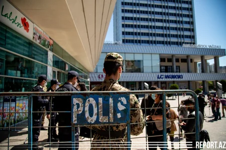 Bakıda polis naryadlarının sayı artırılıb - FOTOREPORTAJ