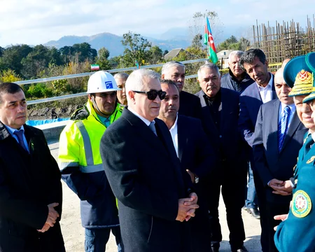 Azərbaycan və İran dəmiryolçuları sərhəddə görüşüblər