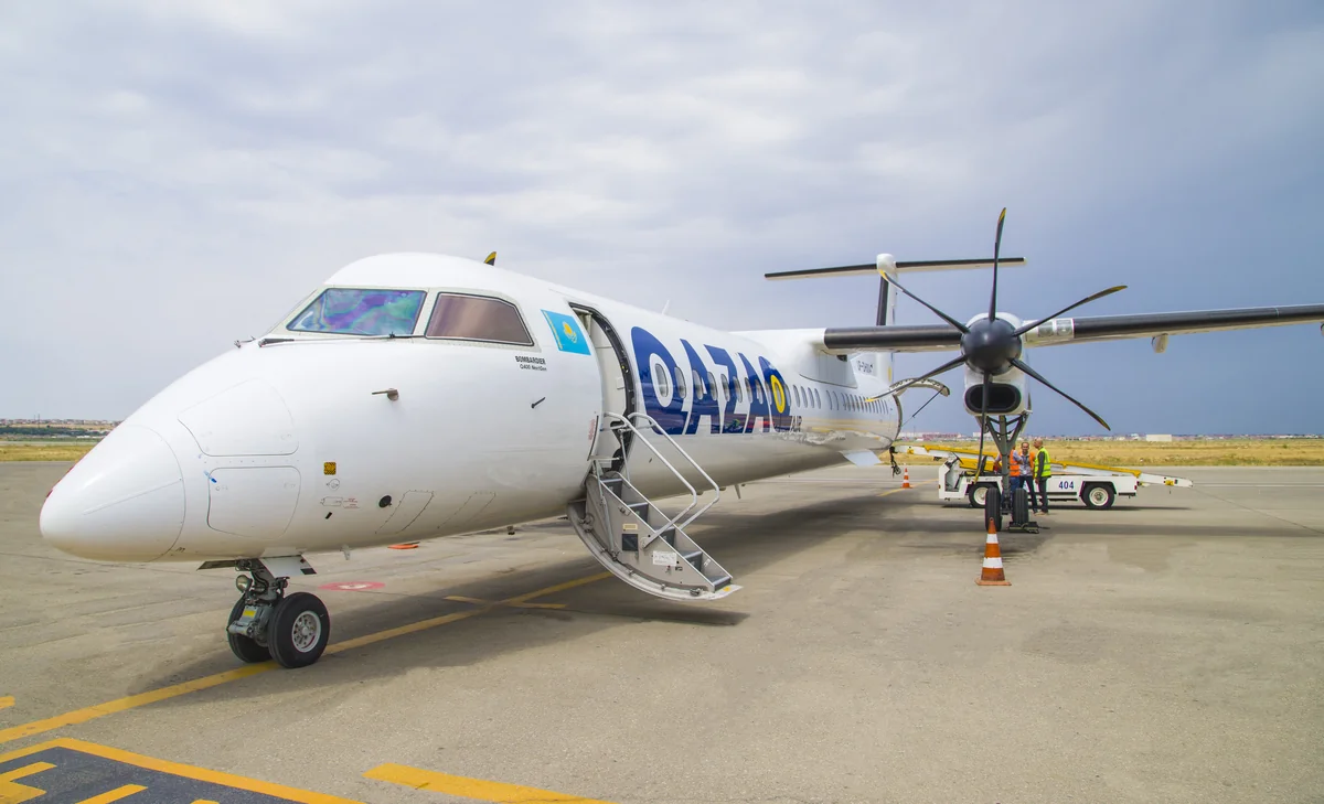 Heydar Aliyev International Airport receives first Qazaq Air Flight