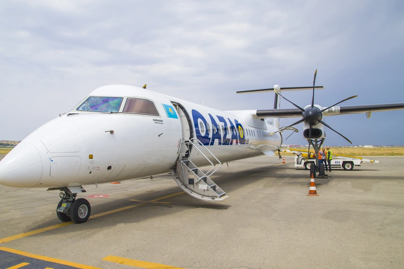 Heydar Aliyev International Airport receives first Qazaq Air Flight