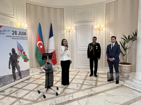 Parisdə Azərbaycan Silahlı Qüvvələrinin 105 illik yubileyi qeyd edilib