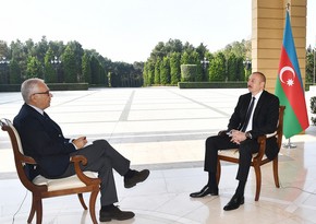President Ilham Aliyev gives interview to Italian newspaper La Republica