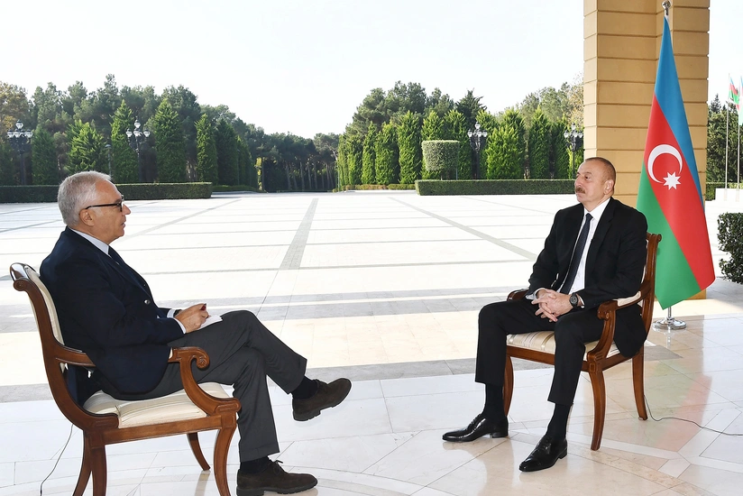 President Ilham Aliyev gives interview to Italian newspaper La Republica