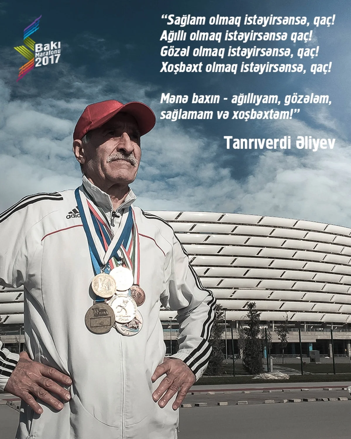 “Bakı Marafonu 2016”nın ən yaşlı iştirakçısı: “Sağlam yaşamaq üçün qaçıram”