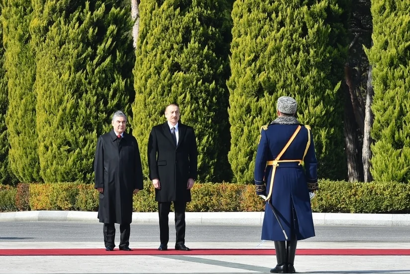 Состоялась церемония официальной встречи президента Туркменистана