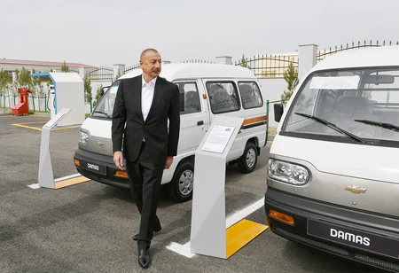 Prezident Hacıqabul Sənaye Məhəlləsinin açılışında iştirak edib - YENİLƏNİB
