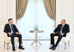 President Ilham Aliyev receives Chief Executive Officer and other senior officials of Signify
