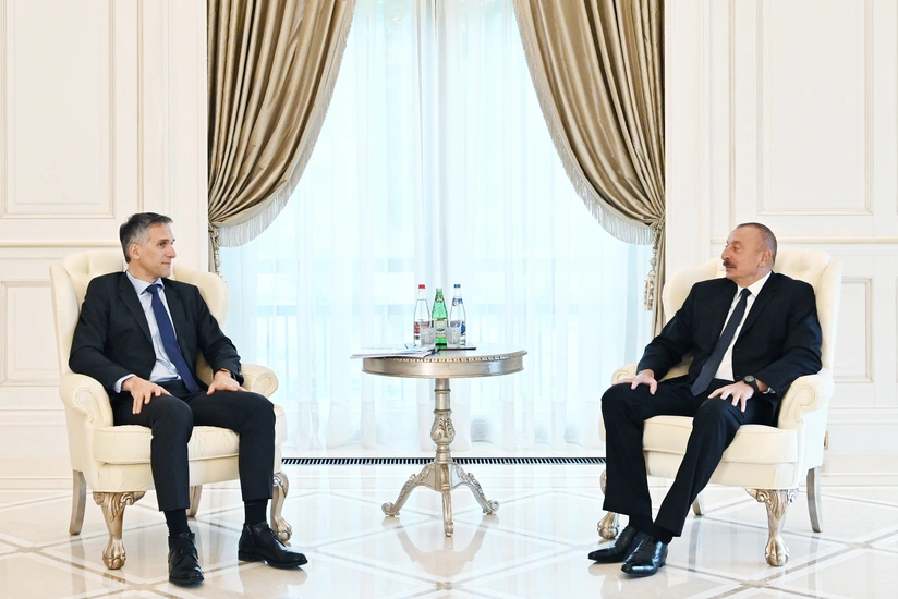 President Ilham Aliyev receives Chief Executive Officer and other senior officials of Signify